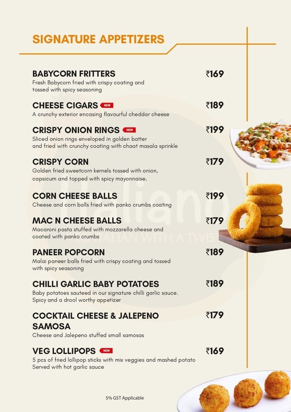 Menu Page 1