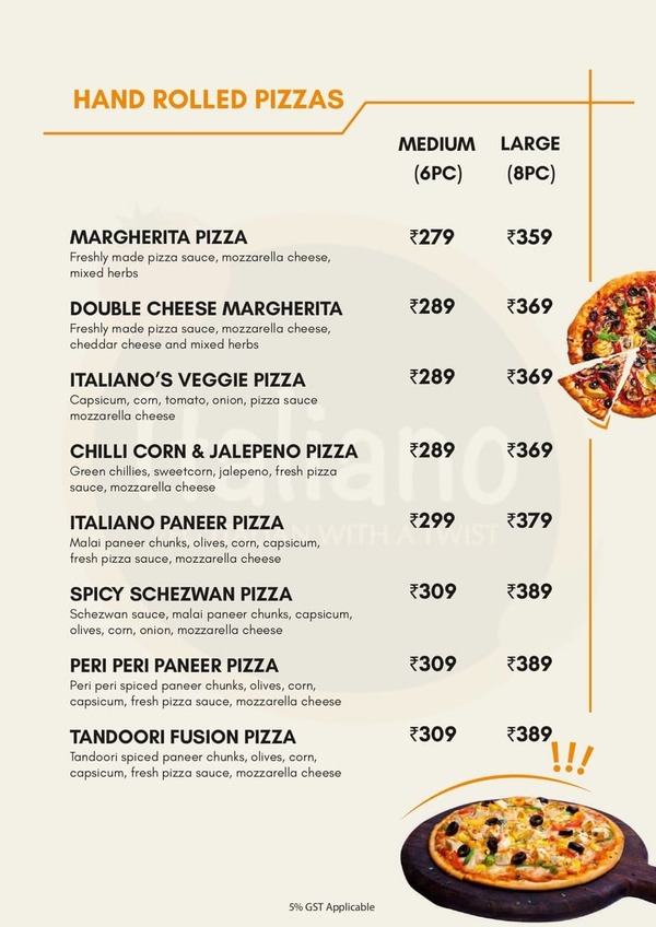 Menu Page 10