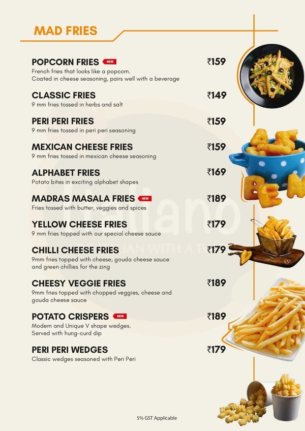 Menu Page 3