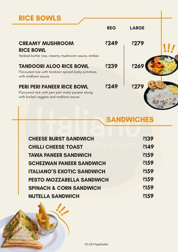 Menu Page 6